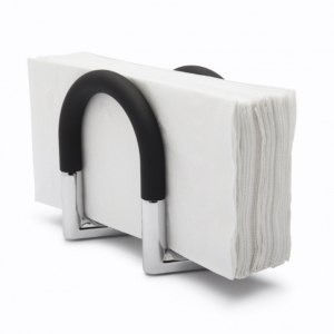 מחזיק מפיות SQUEEZE UMBRA כסף/שחור מחזיק מפיות SQUEEZE UMBRA כסף/שחור