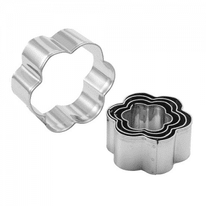 סט 5 חותכני עוגיות פרח CutterPeeler