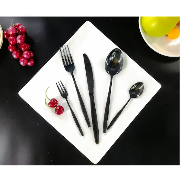 מזלג עוגה דגם יהב שחור מכסף מזלג עוגה דגם יהב שחור מכסף