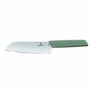 סכין סנטוקו 17cm ידית ירוקה Victorinox