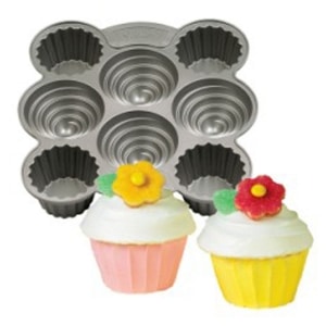 תבנית מאפינס 4 שקעים Wilton