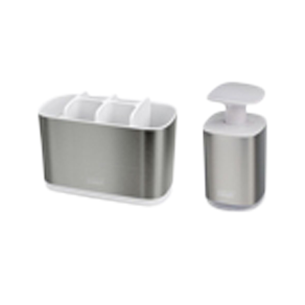 סט 2 חלקים SINK לאמבטיה כסוף