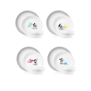 סט 12 צלחות Mickey by Disney קורנינג