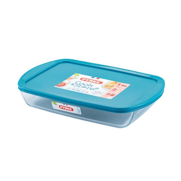 כלי אחסון מלבן 1.7 ליטר Pyrex כלי אחסון מלבן 1.7 ליטר Pyrex