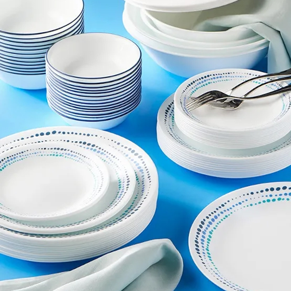 סט 18 צלחות Ocean Blues קורנינג סט 18 צלחות Ocean Blues קורנינג