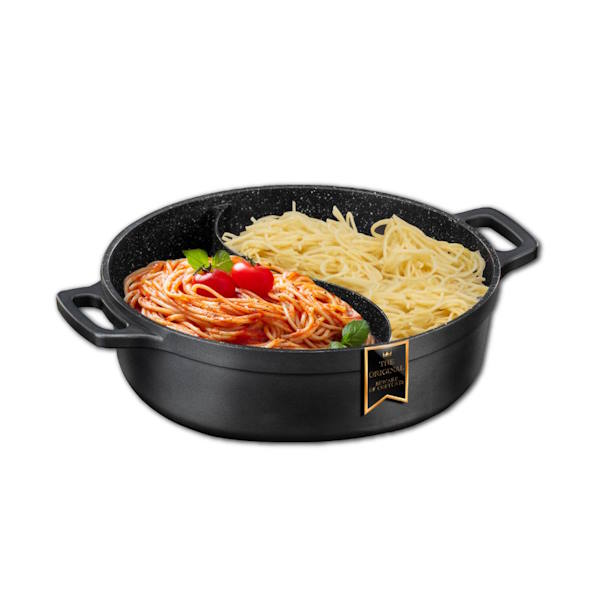 סיר מחולק 30 מסדרת השיש השחור Food Appeal