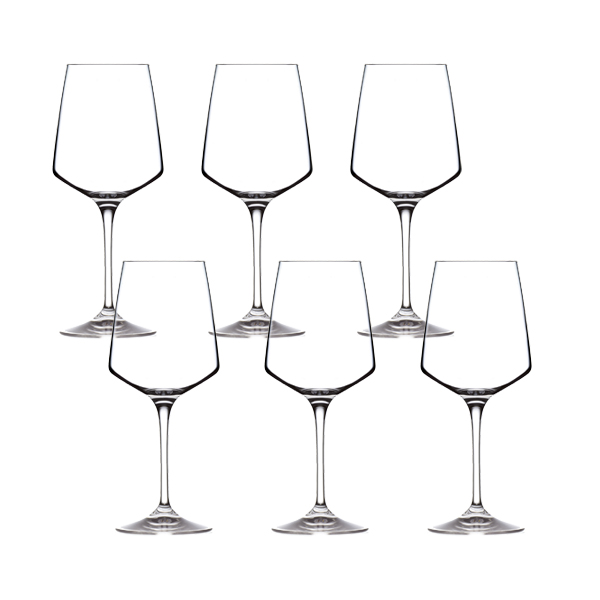 6 כוסות יין 380ml קריסטל RCR ARIA