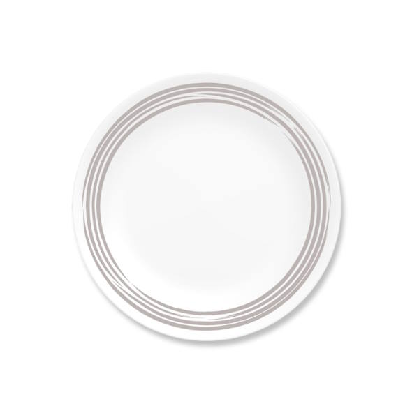 צלחת מנה ראשונה Brushed Silver קורנינג