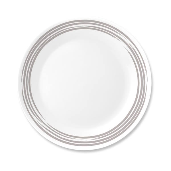 צלחת מנה עיקרית Brushed Silver קורנינג