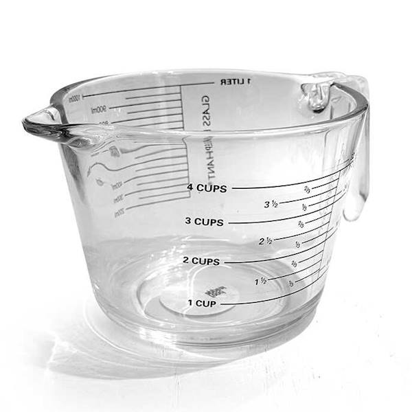 כד מדידה זכוכית 1 ליטר Food Appeal כד מדידה זכוכית 1 ליטר Food Appeal