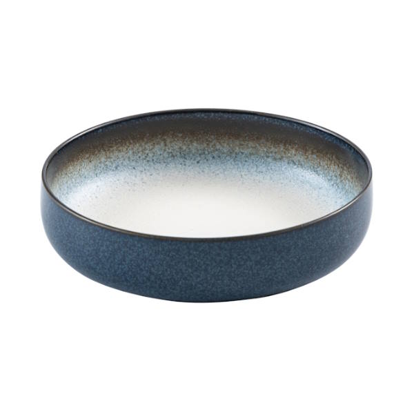 קערת הגשה פורצלן דגם שירז כחול Jaguar 24cm קערת הגשה פורצלן דגם שירז כחול Jaguar 24cm