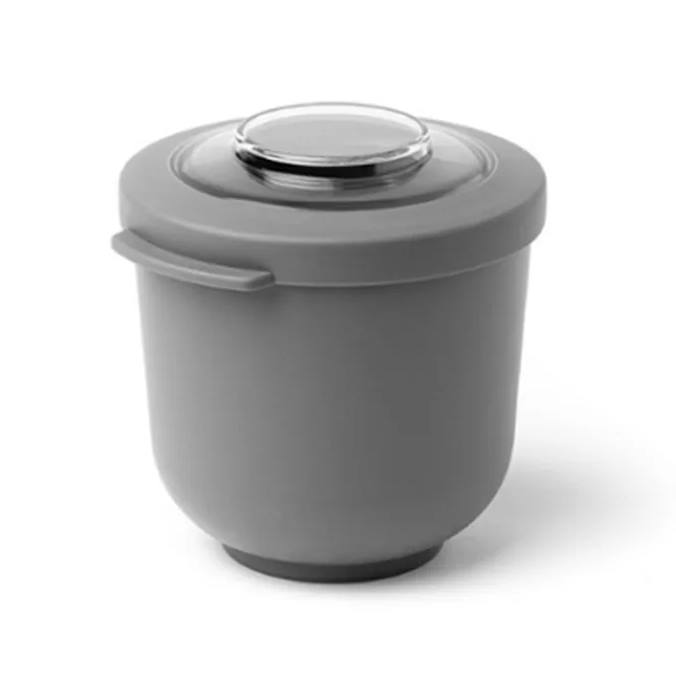 קופסת אוכל 500ml אפור Amuse Life