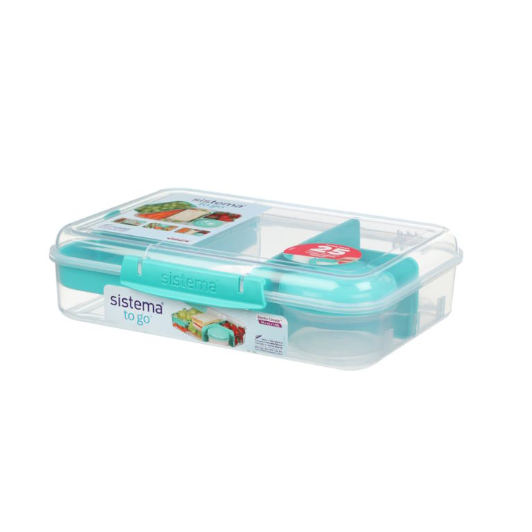 קופסת אוכל To Go מחולקת 1.48 ליטר Sistema
