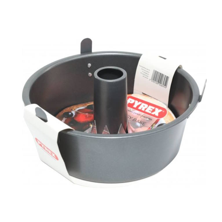 תבנית אנג’ל עם רגליים 25cm מתפרקת Pyrex תבנית אנג’ל עם רגליים 25cm מתפרקת Pyrex