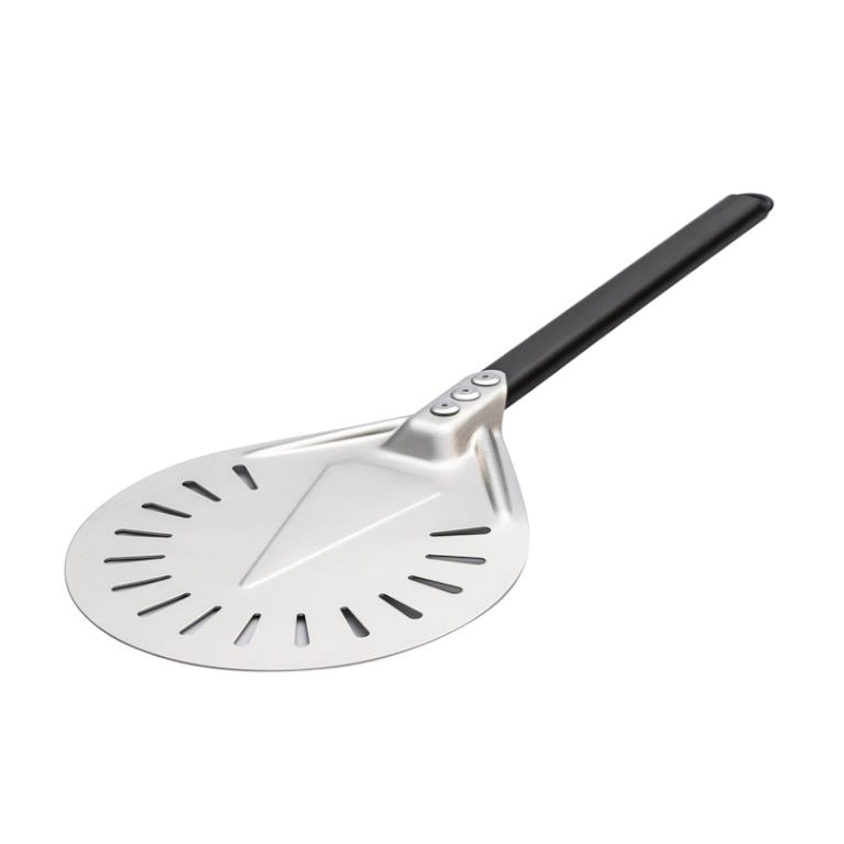 משוט לפיצה אלומיניום מחורר CutterPeeler 20X60cm