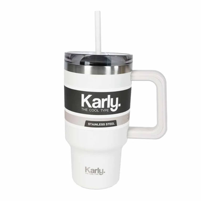 כוס תרמית לבנה KARLY TUMBLER 940ml