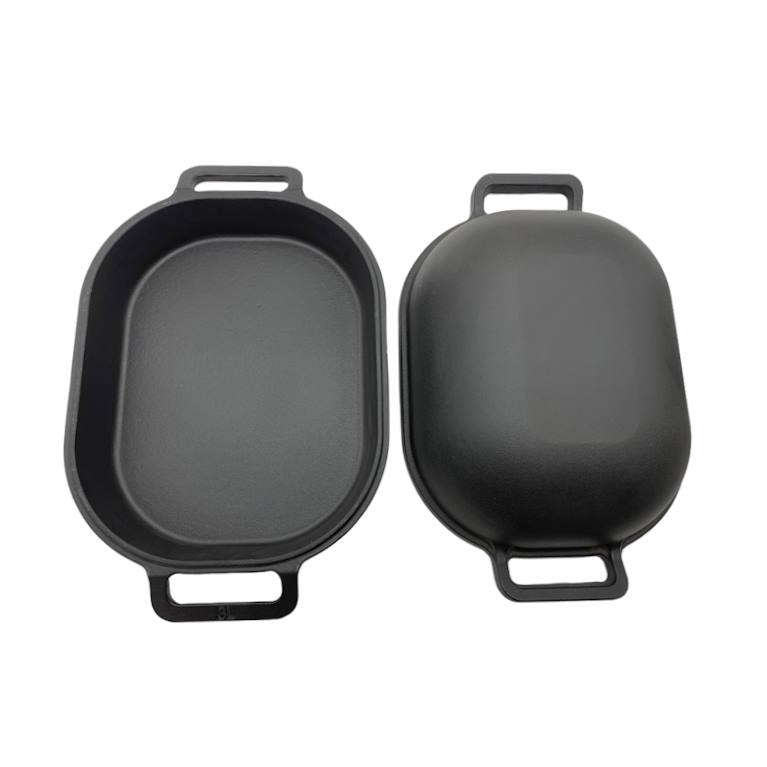 סיר מלבני יציקת ברזל CutterPeeler 31x25cm