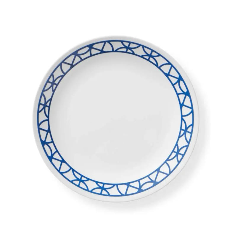 צלחת מנה ראשונה Cobalt Circles קורנינג