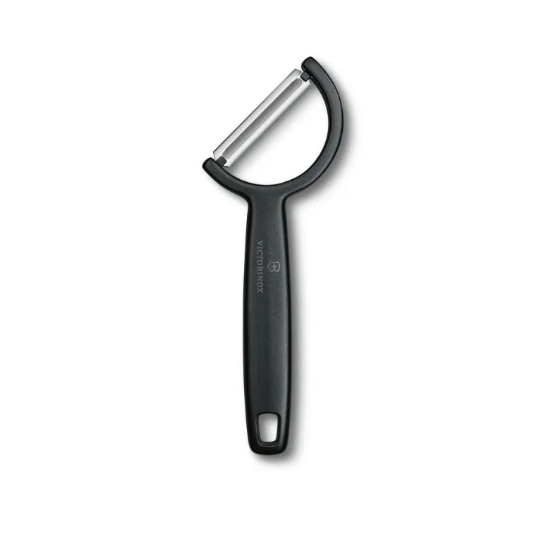 קולפן Rho שחור להב חלק Victorinox