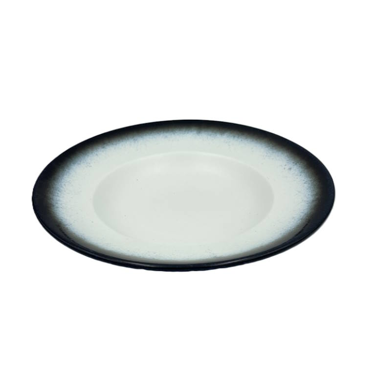 צלחת לפסטה פורצלן דגם שירז כחול Jaguar 30cm