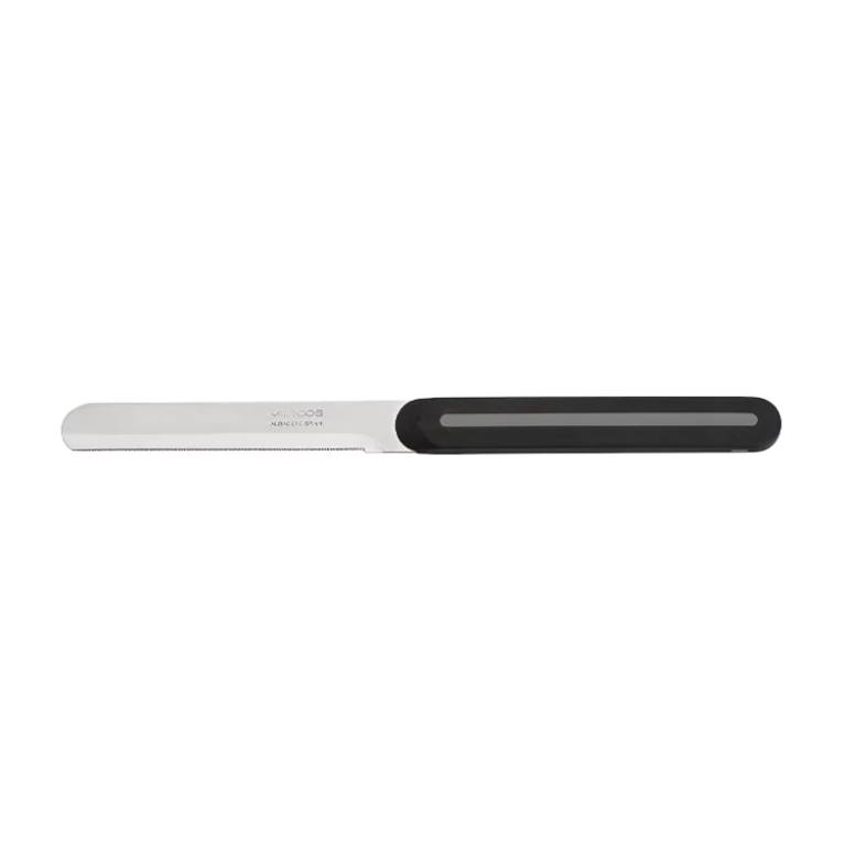 סכין מריחה משוננת שחור-אפור Arcos Linea 10cm