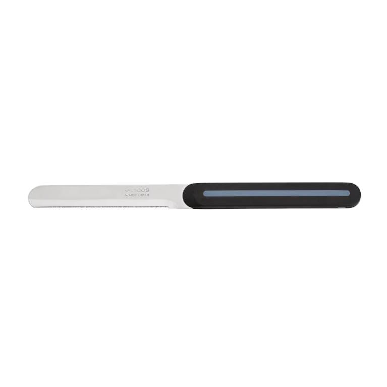 סכין מריחה משוננת שחור-כחול Arcos Linea 10cm