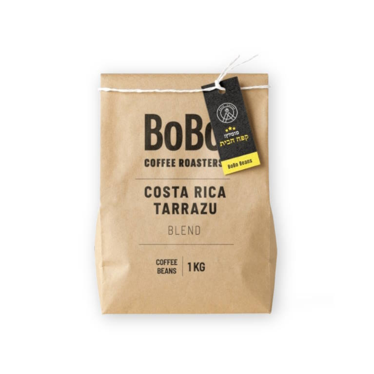 פולי קפה BoBo פרימיום COSTA RICA TARRAZU 1kg