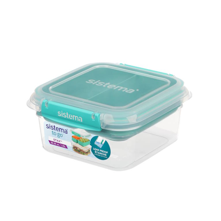 קופסת אוכל To Go מחולקת 1.15 ליטר Sistema