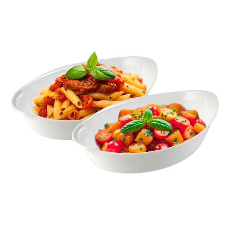 סט כלי הגשה אובלי עם ידית Food Appeal 21.5X13.5cm