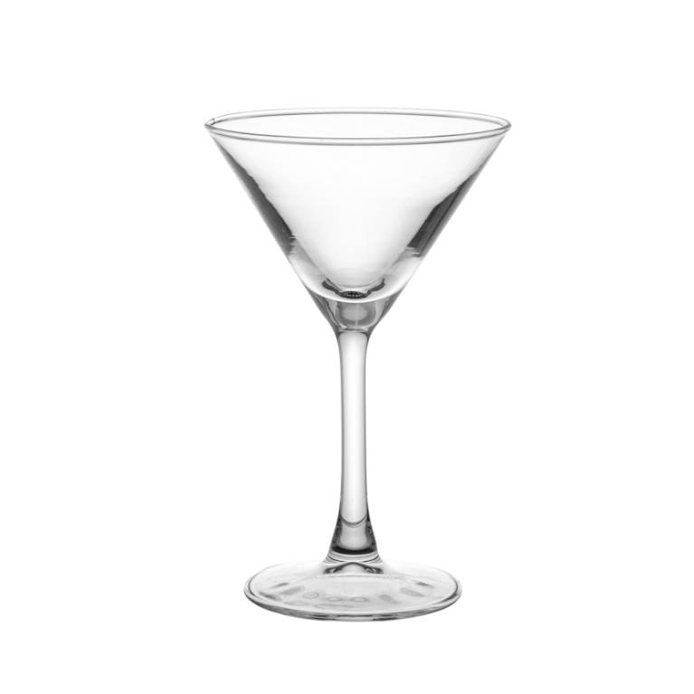 כוס זכוכית רגל מרטיני 190ml