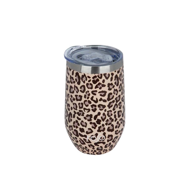 כוס תרמית נירוסטה עם הדפס מנומר קלאסי Roso 500ml