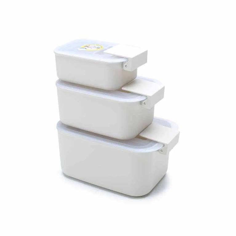 סט 3 קופסאות OneLock Tall לבן