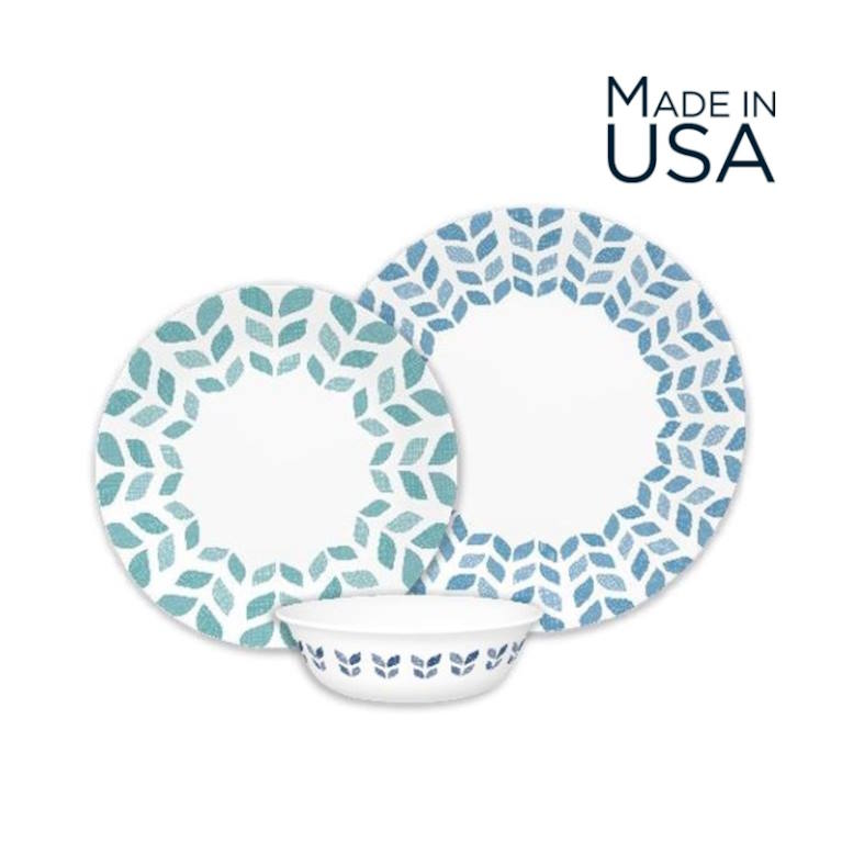 סט 12 צלחות Northern Pines קורנינג סט 12 צלחות Northern Pines קורנינג