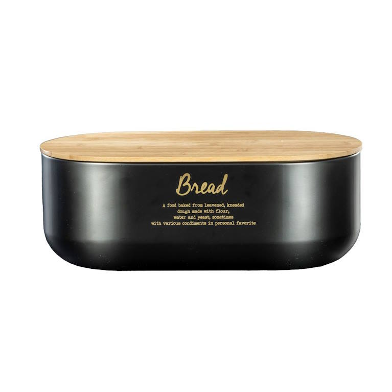 ארגז לחם COZY HOME שחור Food Appeal ארגז לחם COZY HOME שחור Food Appeal