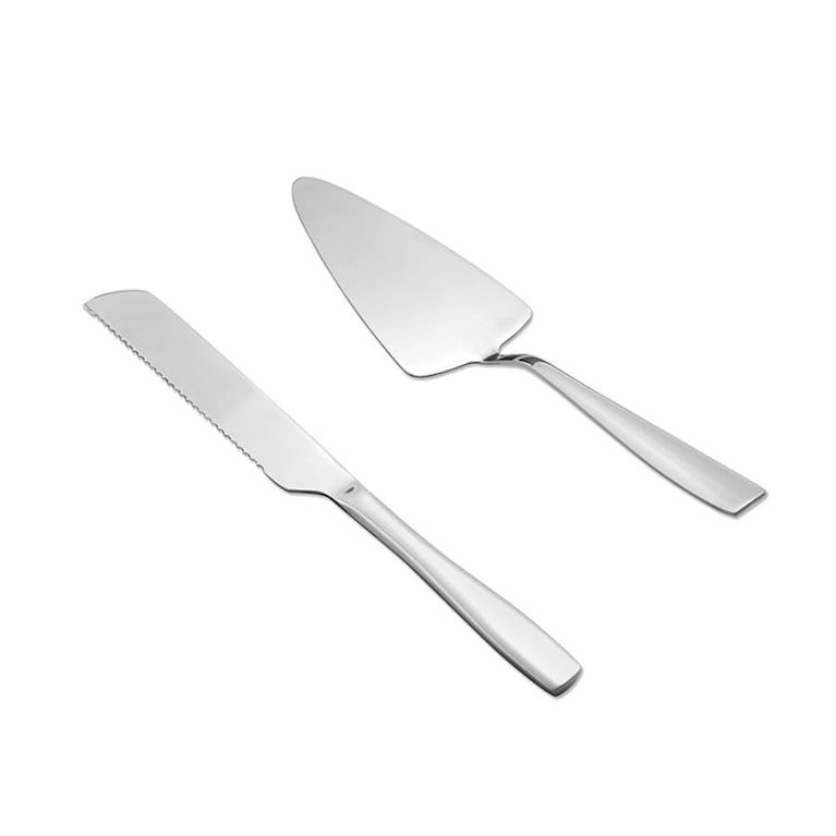 סט כף עוגה וסכין פריסה כסוף מט Food Appeal סט כף עוגה וסכין פריסה כסוף מט Food Appeal