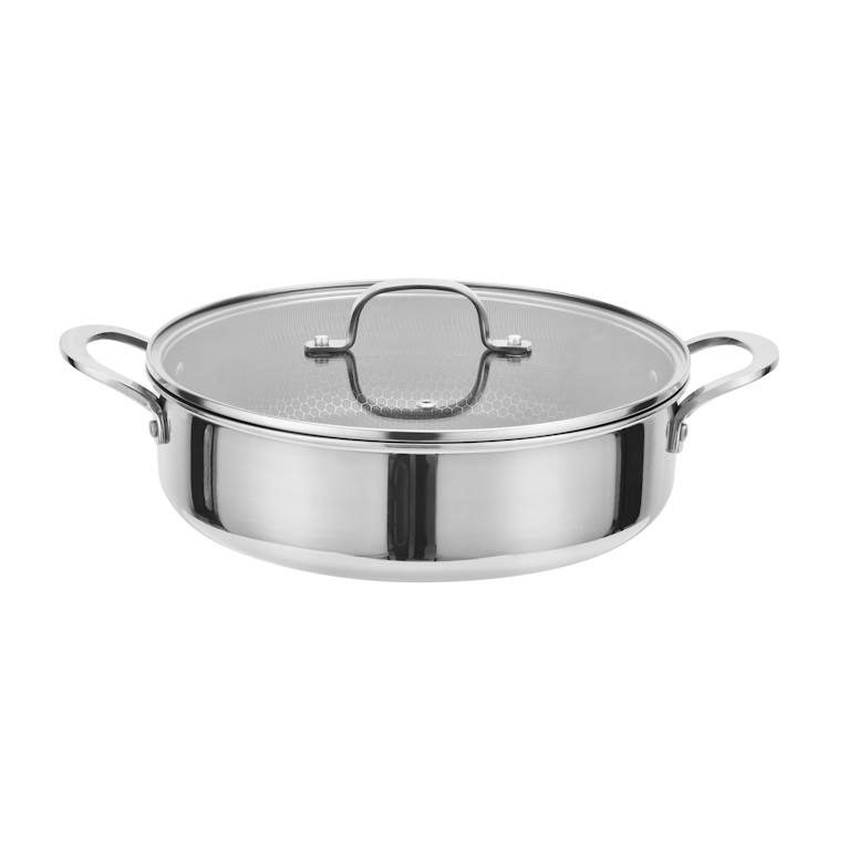 סוטאז’ נירוסטה היברידית “חלת דבש” CutterPeeler 30X8cm