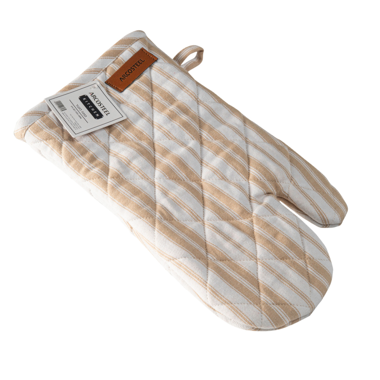 כפפה לתנור פסים בז’ Arcosteel