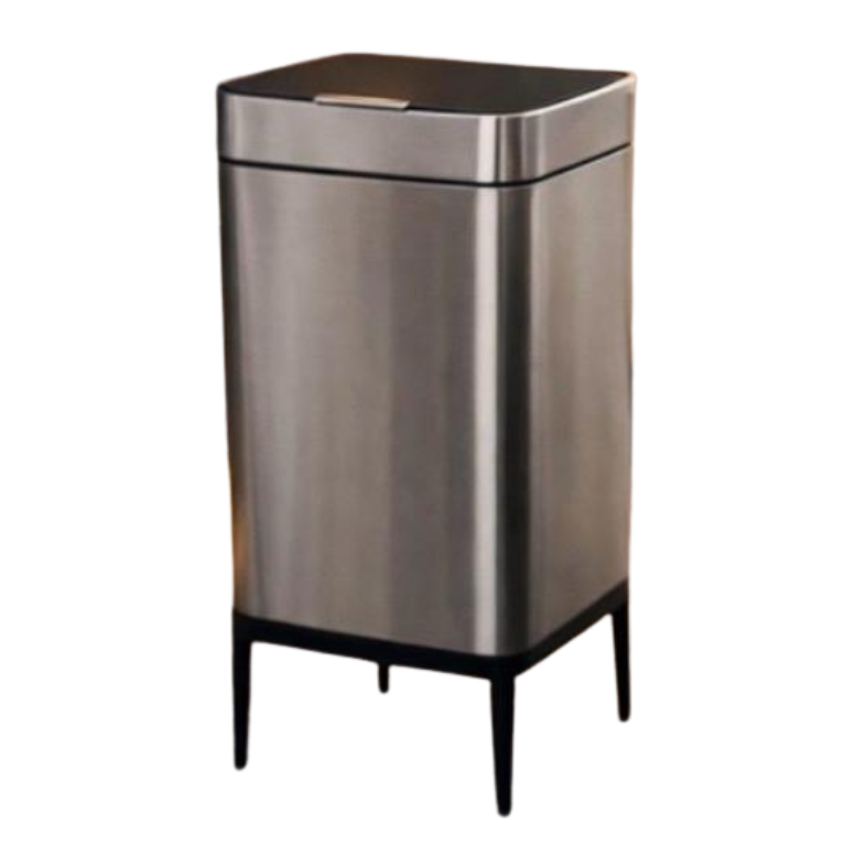 פח אשפה מלבני על רגליים 60 ליטר Touch נירוסטה פח אשפה מלבני על רגליים 60 ליטר Touch נירוסטה