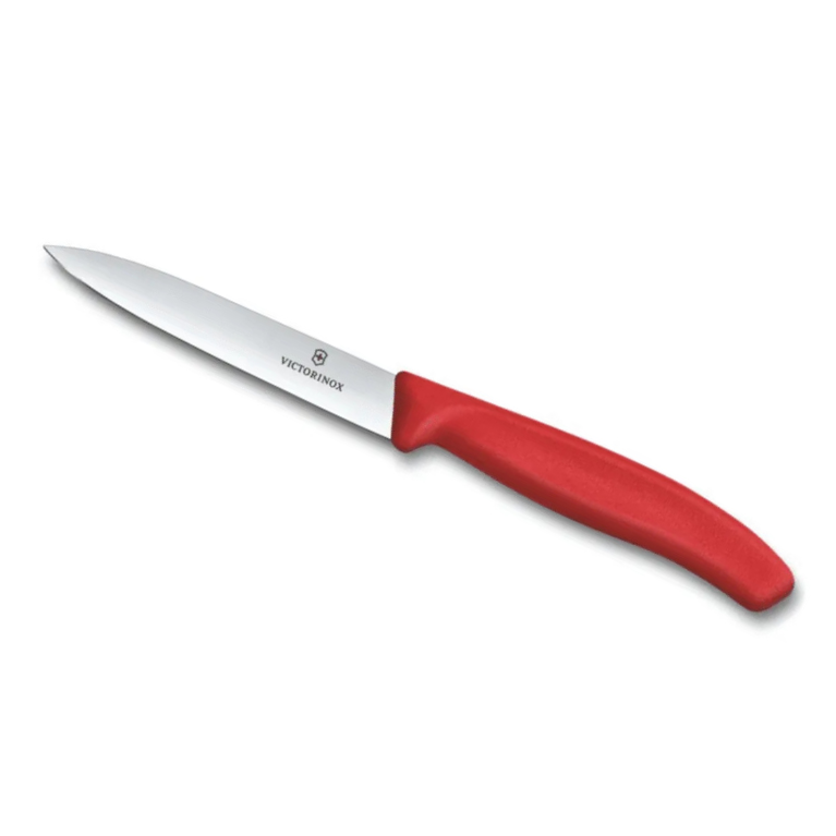 סכין ירקות חלקה להב שפיץ Victorinox 10cm