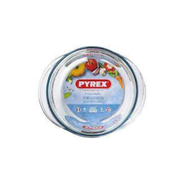 סיר זכוכית עגול עם מכסה PYREX Essentials סיר זכוכית עגול עם מכסה PYREX Essentials